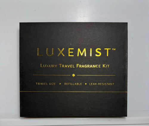 LUXEMIST™ Luxury Travel Fragrance Kit – 2 Premium 10 mL Refillable Perfume Atomizers