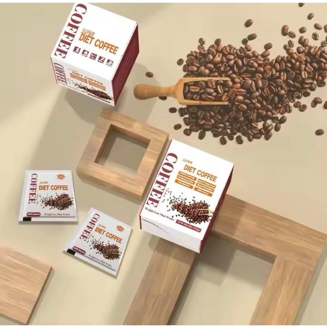 Super Diet Coffee Extra Strength – 15 Single-Serve Sachets
