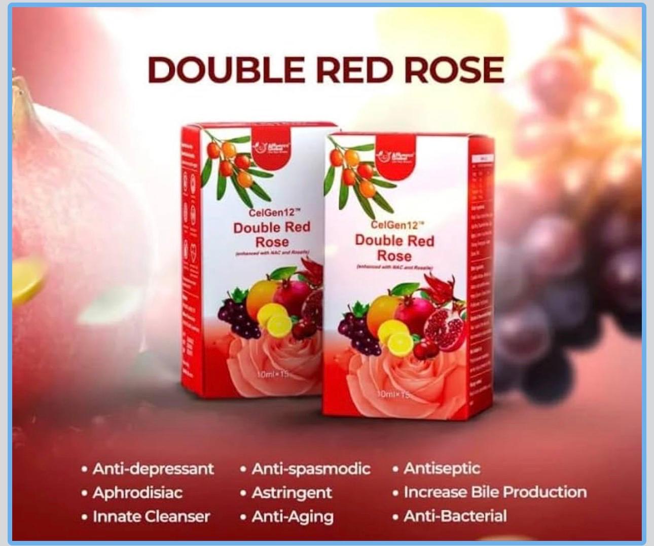 CelGen12 Double Red Rose – 15 Sachets × 10 mL