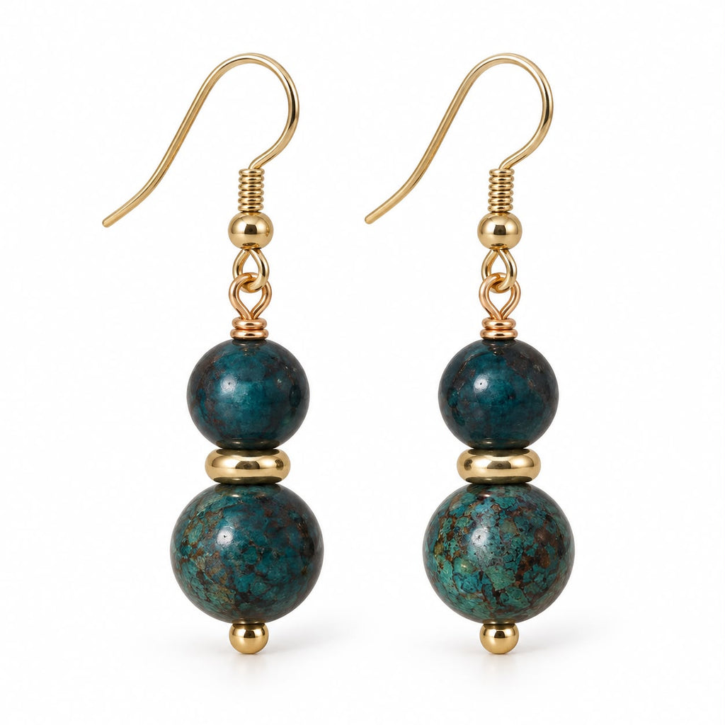 Turquoise Tide Drop Earrings – Turquoise | Stone & Soul Collection